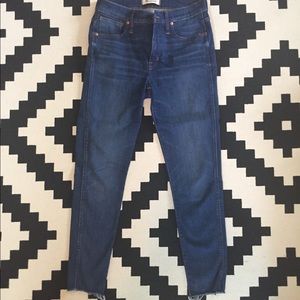 Madewell 9’ rise skinny jeans